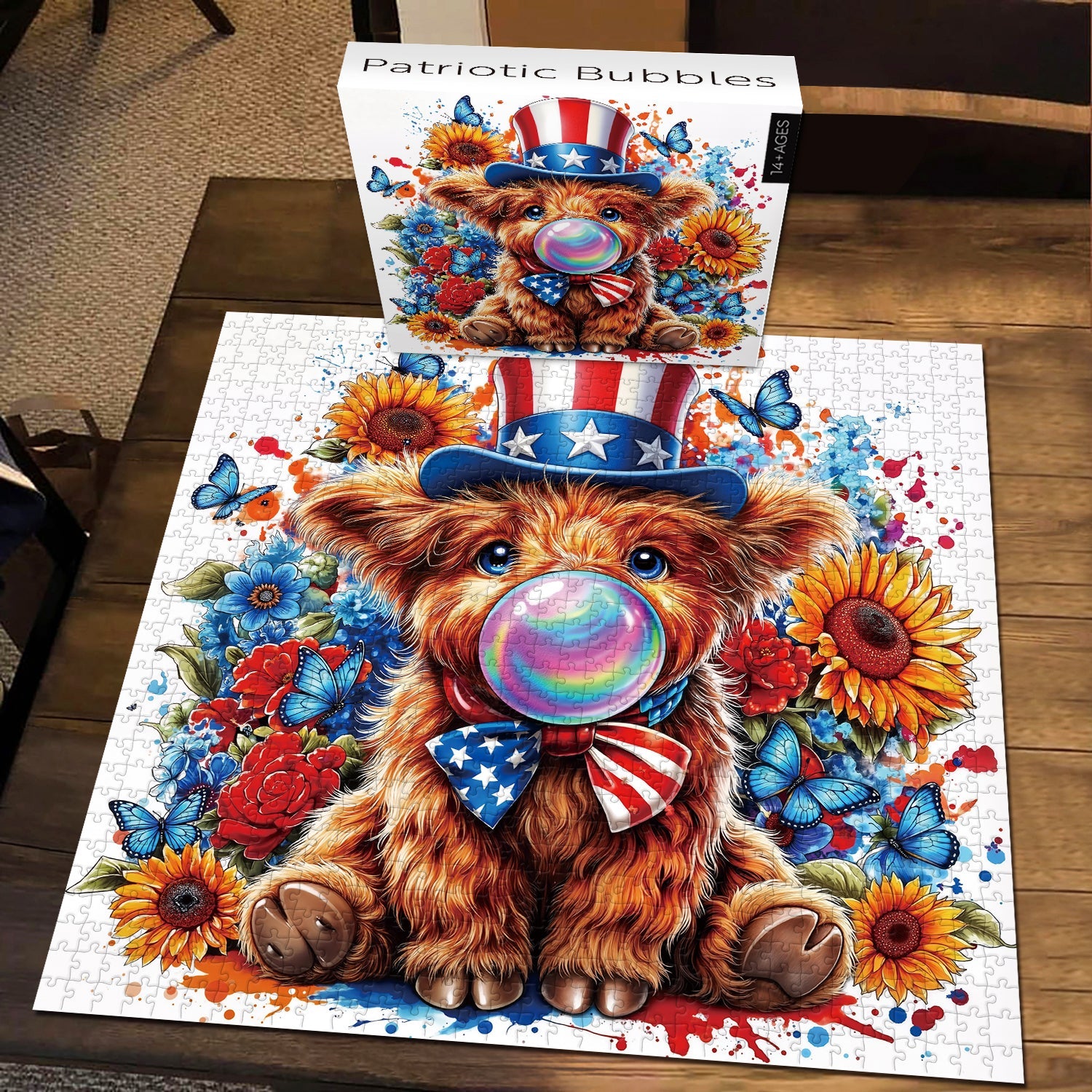 Patriotic Bubbles Jigsaw Puzzle 1000 Pieces