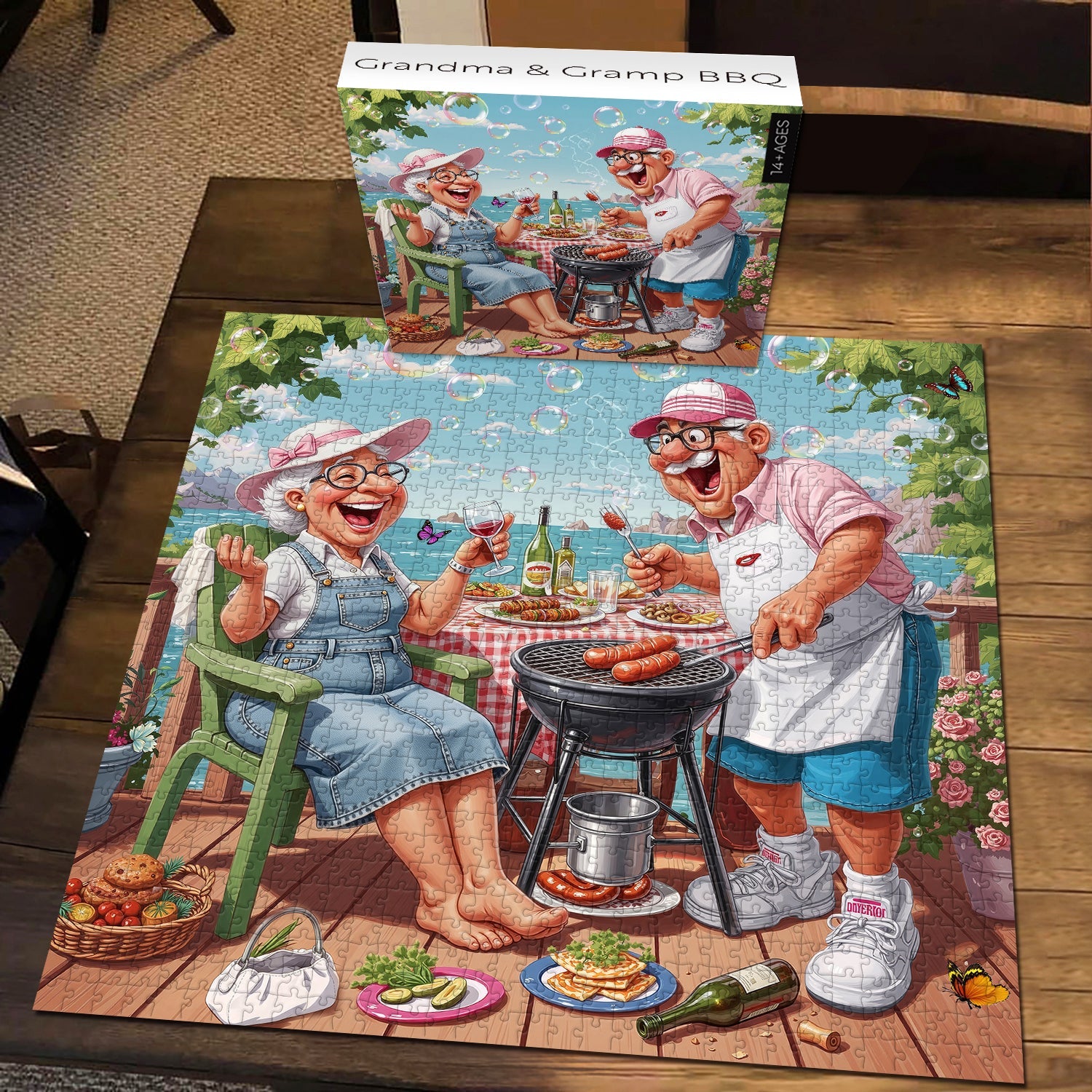 Grandma & Gramp BBQ Jigsaw Puzzle 1000 Piece