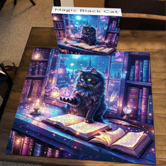 Magic Black Cat Jigsaw Puzzle 1000 Piece