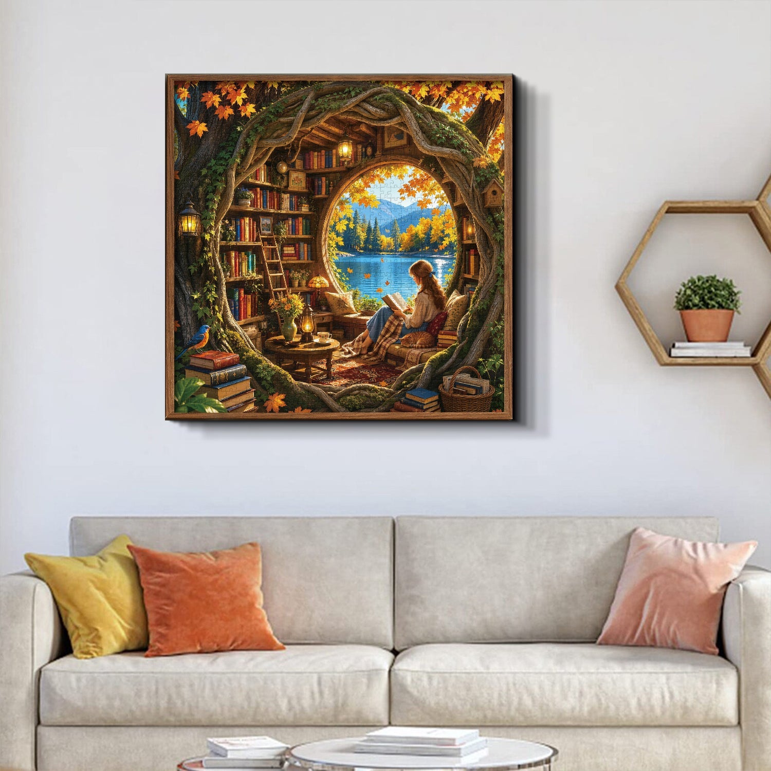Autumn Book House Jigsaw Puzzle 1000 Piece