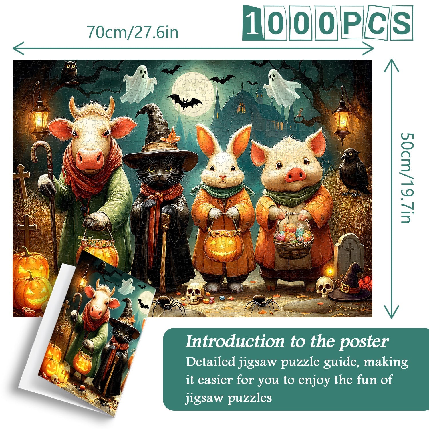 Halloween Friends Jigsaw Puzzle 1000 Pieces