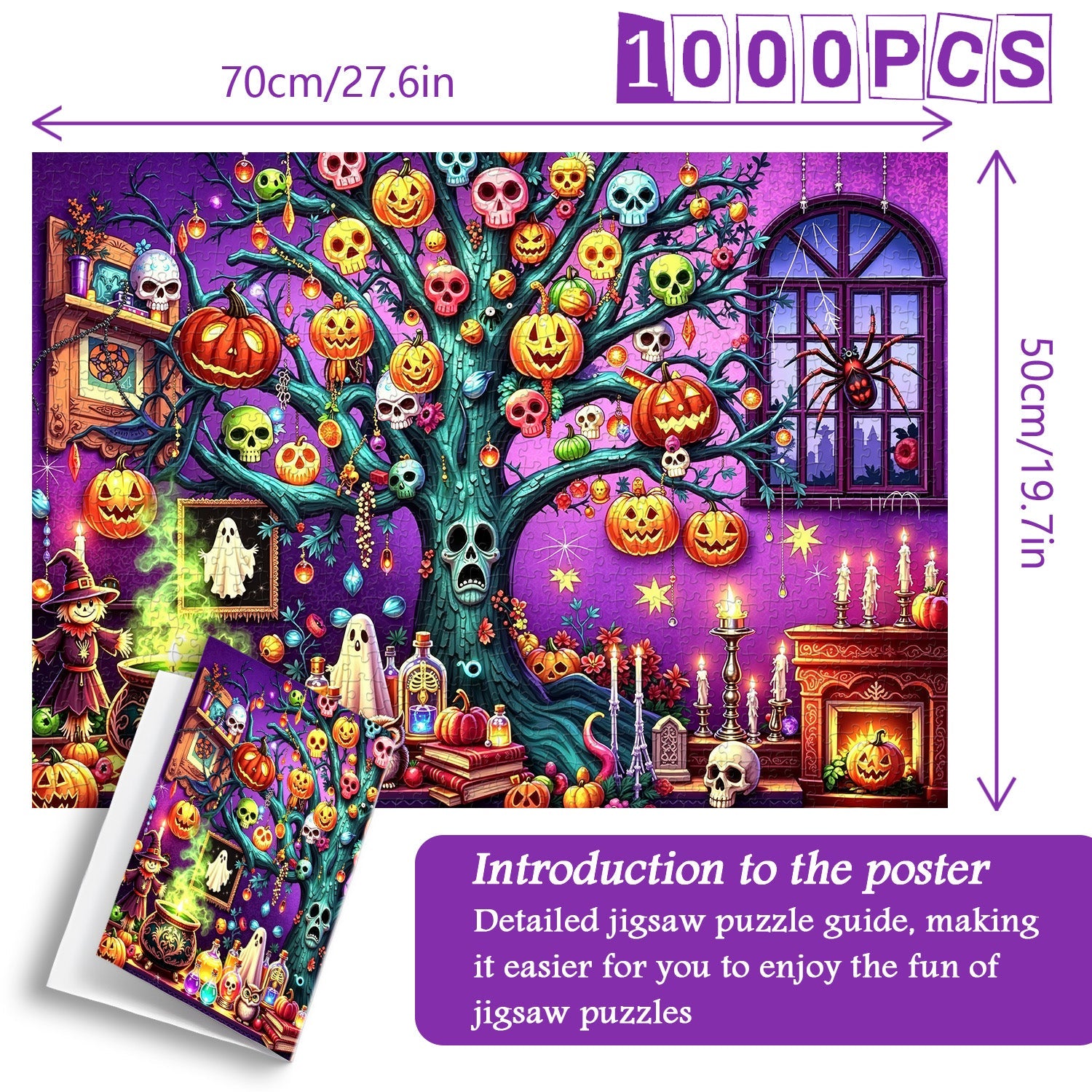 Halloween Spooky Treehouse Jigsaw Puzzle 1000 Pieces