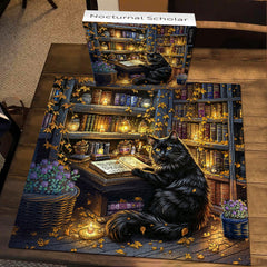 Nocturnal Scholar Jigsaw Puzzle 1000 Piece