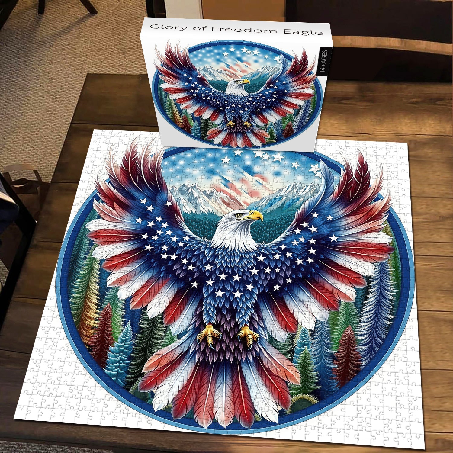 Glory of Freedom Eagle Jigsaw Puzzle 1000 Pieces