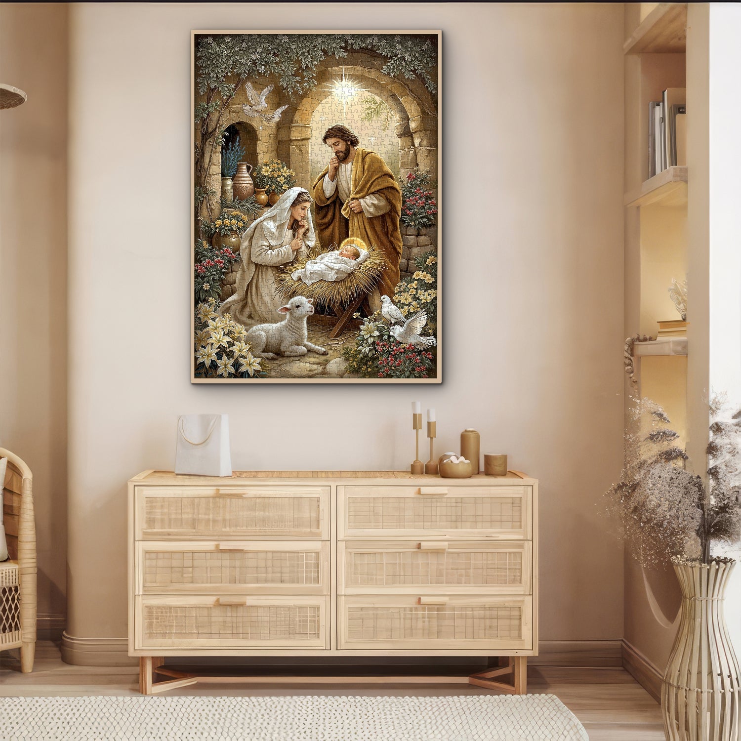 Holy Nativity Jigsaw Puzzle 1000 Pieces