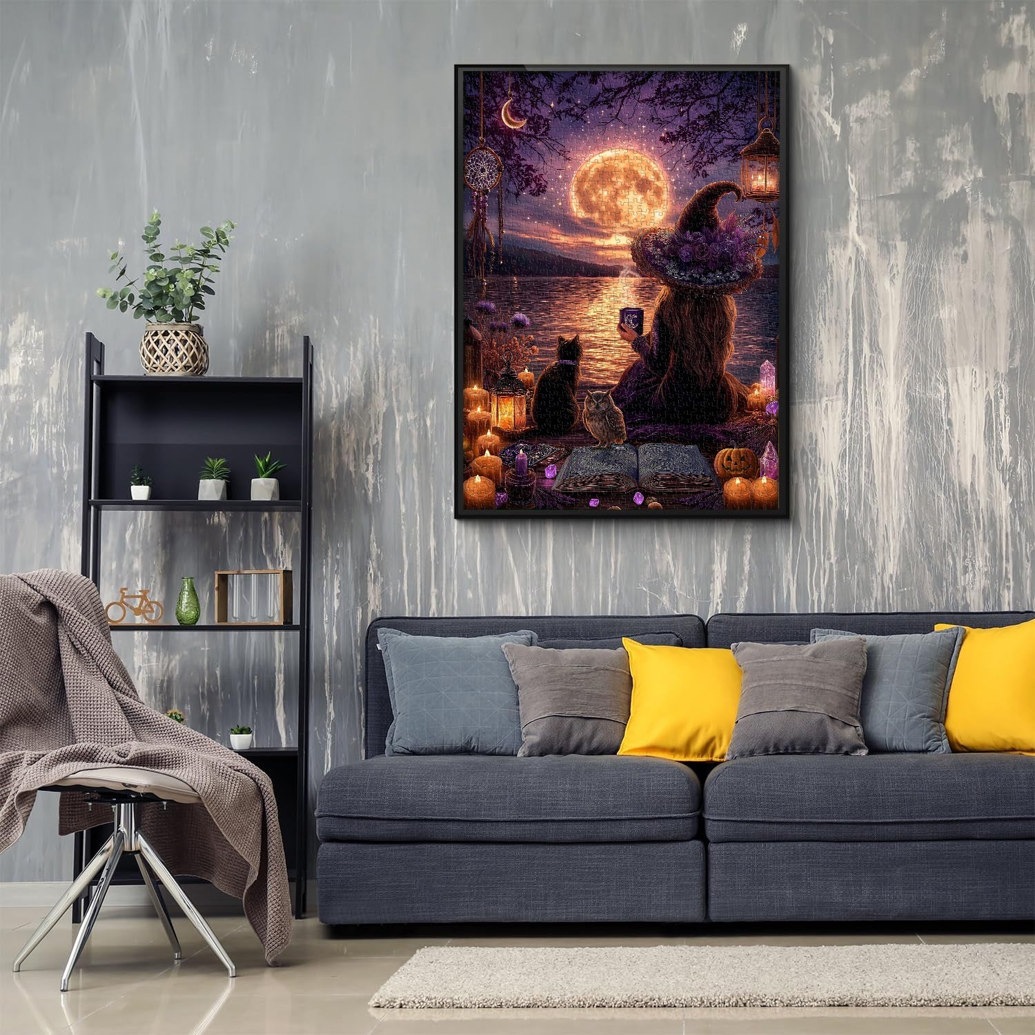 Moonlit Witch Jigsaw Puzzle 1000 Pieces