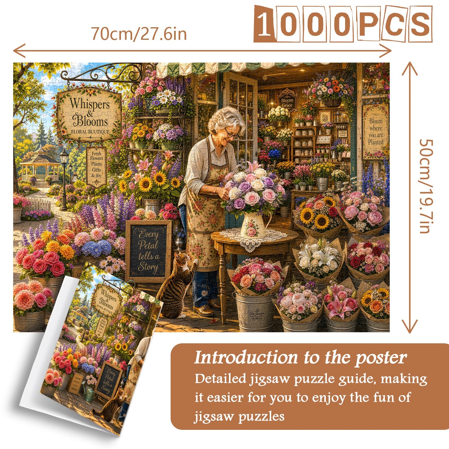 Sunlit Floral Nook Jigsaw Puzzle 1000 Piece