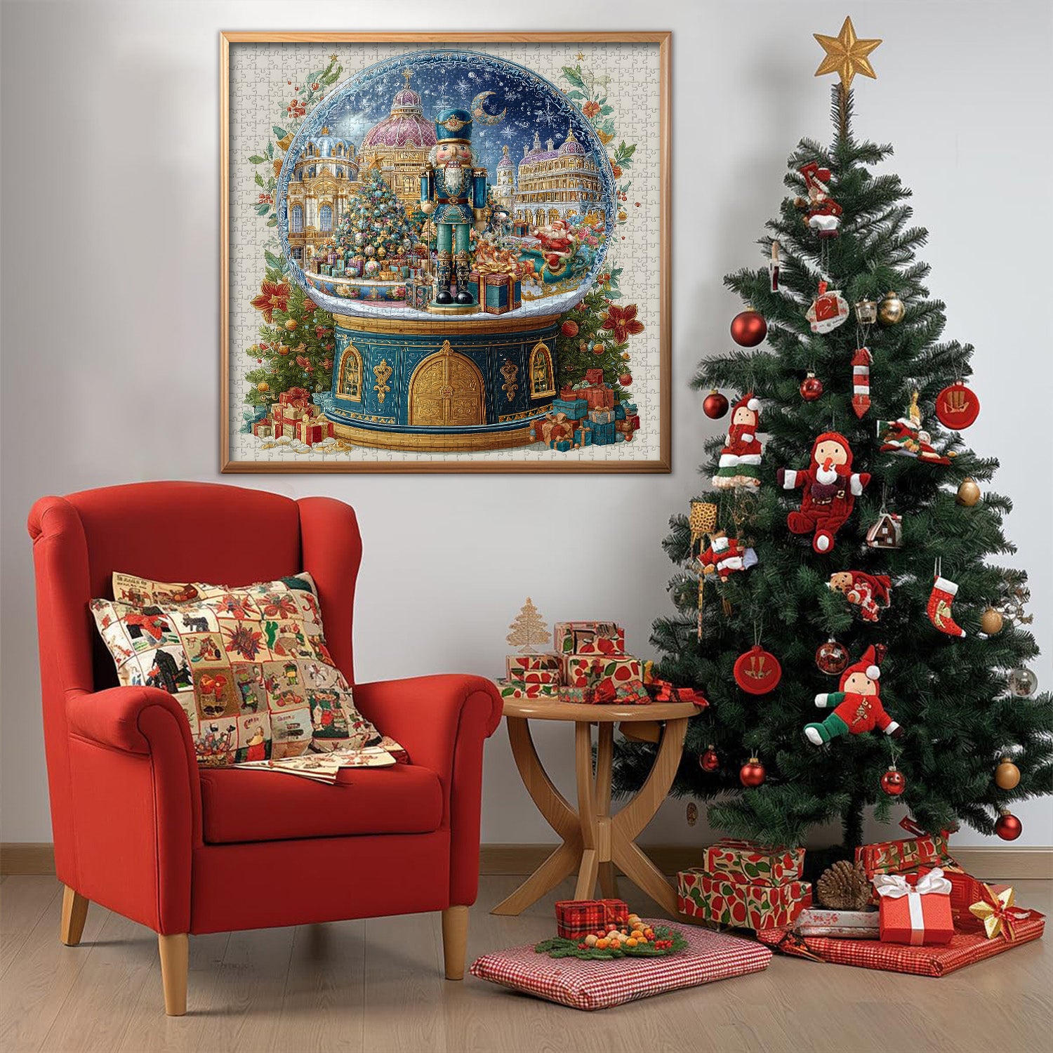 Christmas Nutcracker Globe Jigsaw Puzzle 1000 Piece