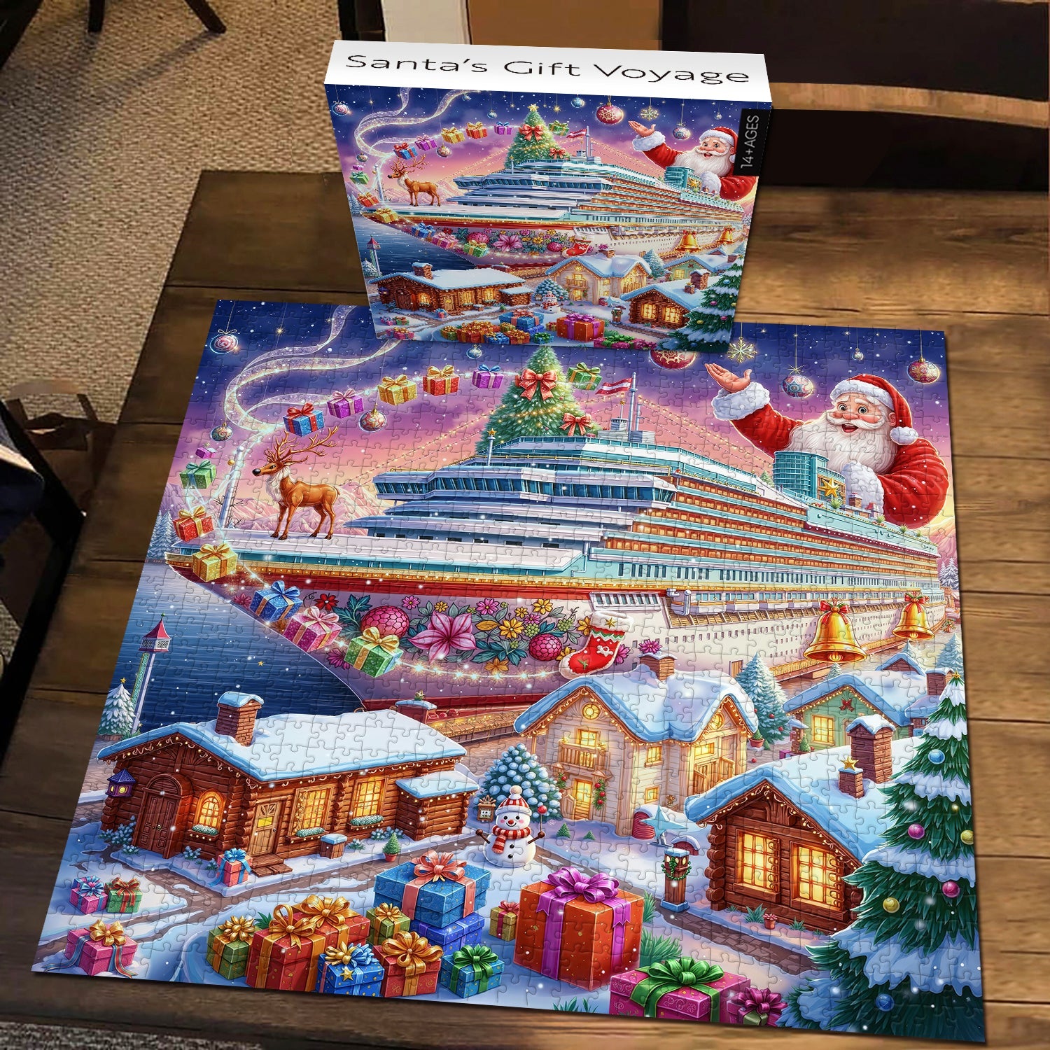 Santa’s Gift Voyage Jigsaw Puzzle 1000 Pieces