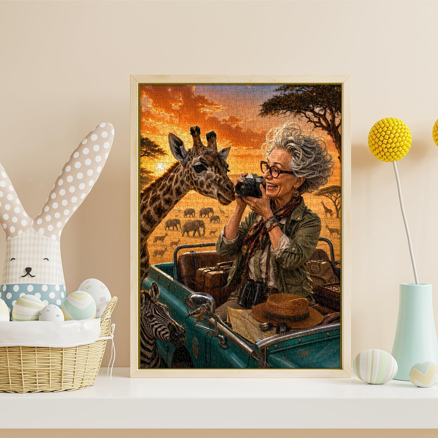 Grandma's African Trip Jigsaw Puzzle 1000 Pieces