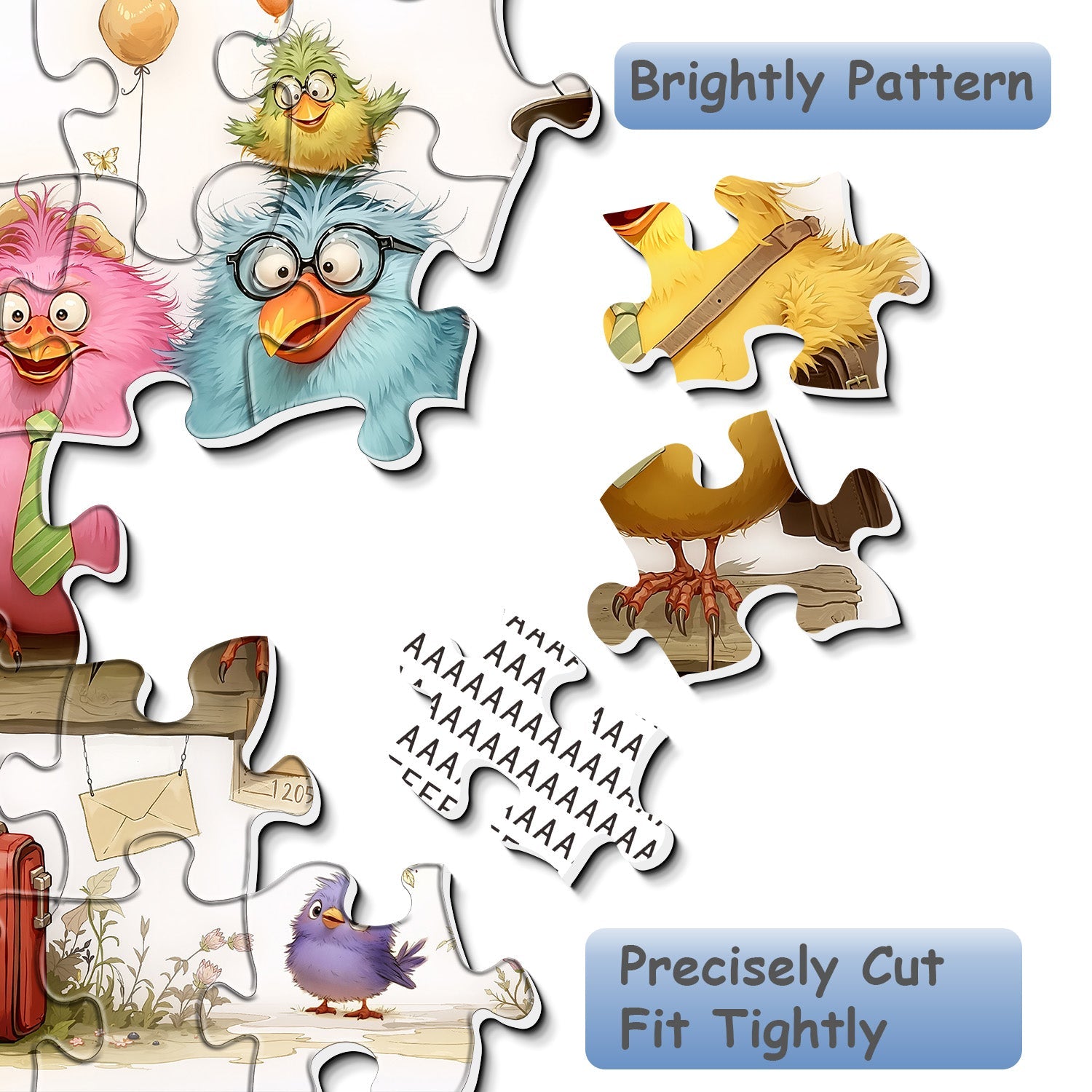 Fluff Fellows Jigsaw Puzzle 1000 Pieces