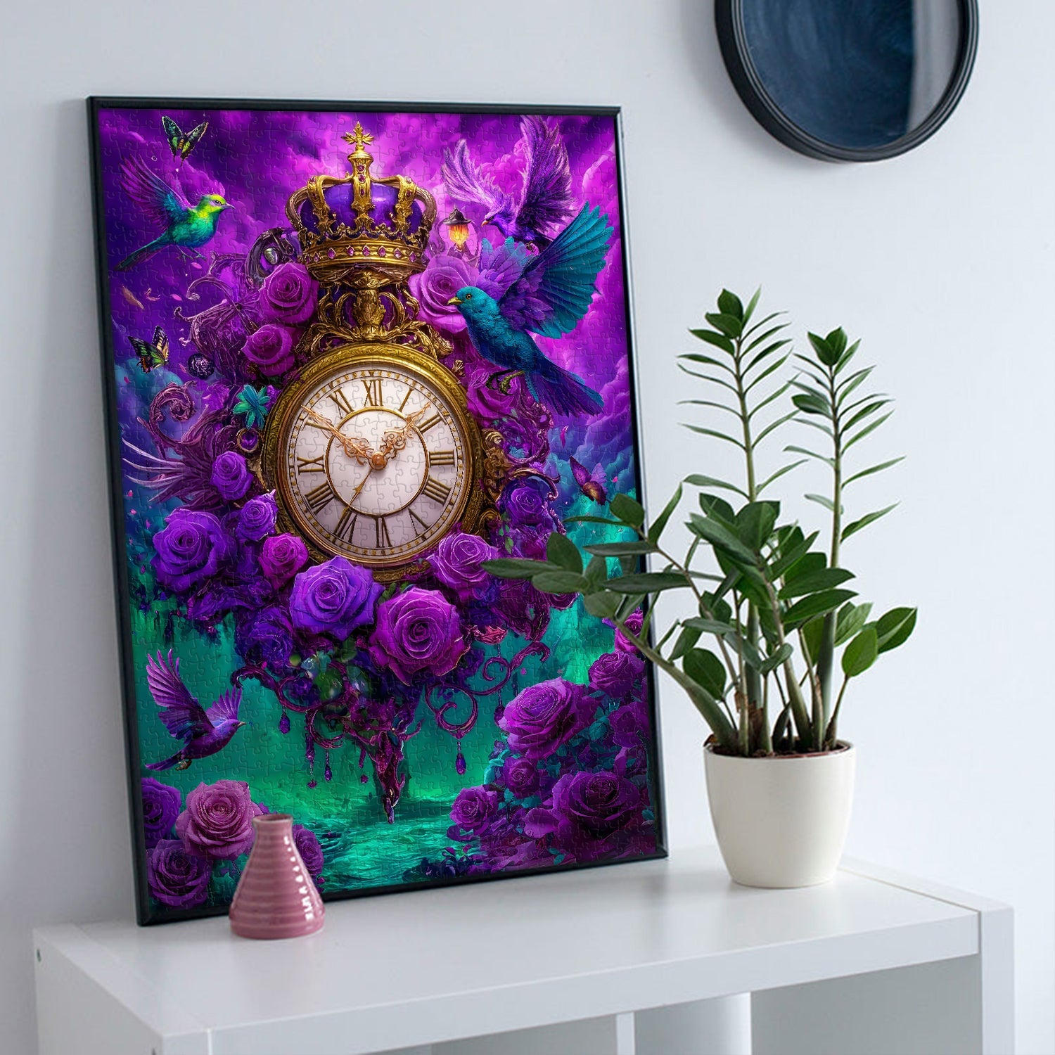 Roses And Time Jigsaw Puzzle 1000 Pieces