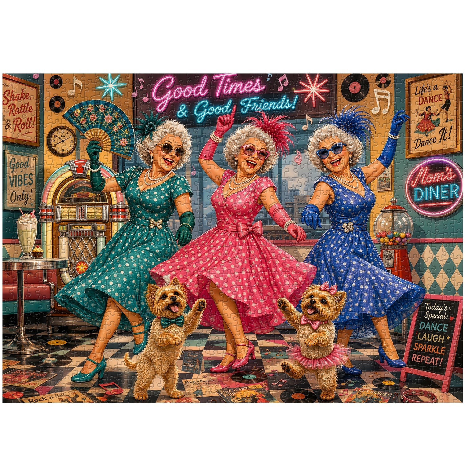 Vintage Rhythm Jigsaw Puzzle 1000 Piece