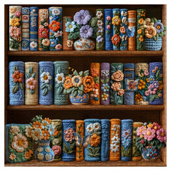 Books & Blooms Jigsaw Puzzles 1000 Piece
