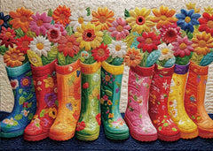 Floral Boots Jigsaw Puzzle 1000 Piece