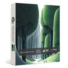 Minimalist Verdant Jigsaw Puzzle 1000 Pieces