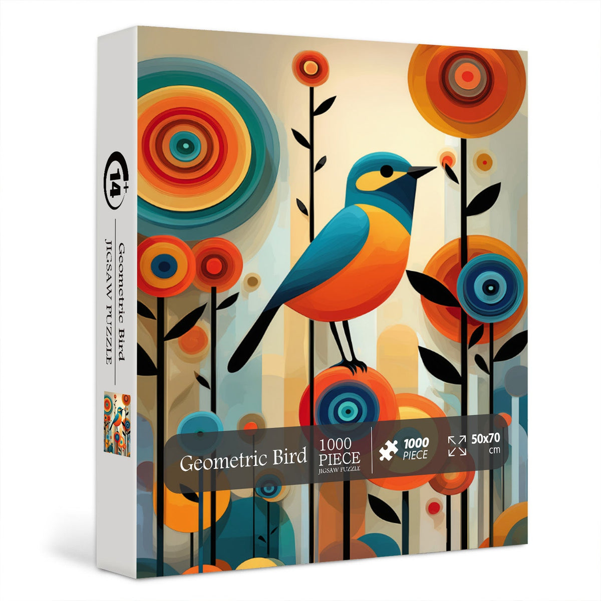 Geometric Bird Jigsaw Puzzle 1000 Pieces