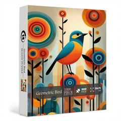Geometric Bird Jigsaw Puzzle 1000 Pieces