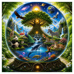 Cosmic Eden Jigsaw Puzzle 1000 Pieces