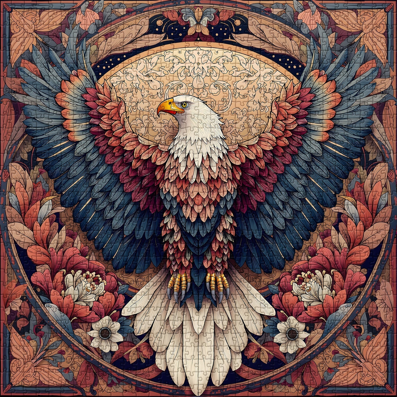 Dawn Eagle Jigsaw Puzzle 1000 Pieces