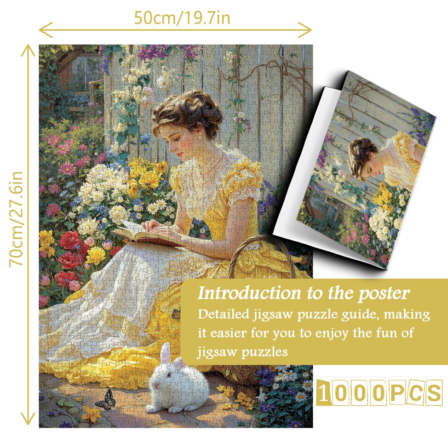 Maiden’s Garden Read Jigsaw Puzzle 1000 Pieces