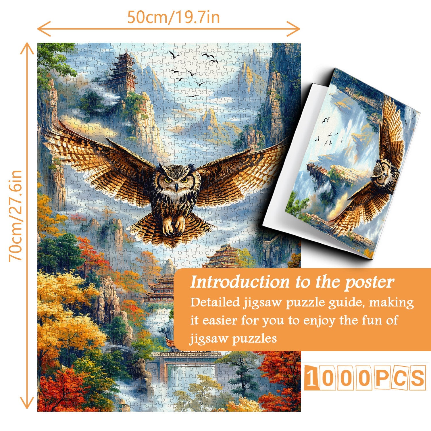 Mountain Owl Jigsaw Puzzle 1000 Pieces