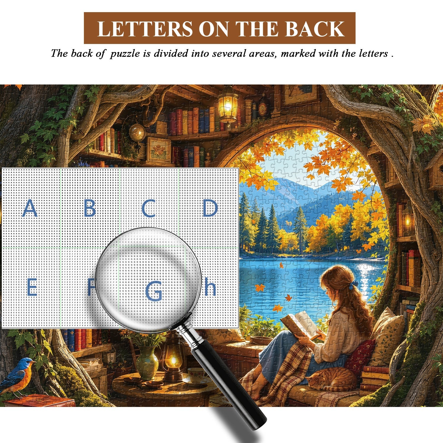 Autumn Book House Jigsaw Puzzle 1000 Piece