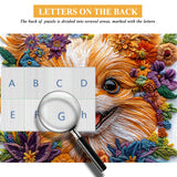Embroidered Pup Jigsaw Puzzles 1000 Piece