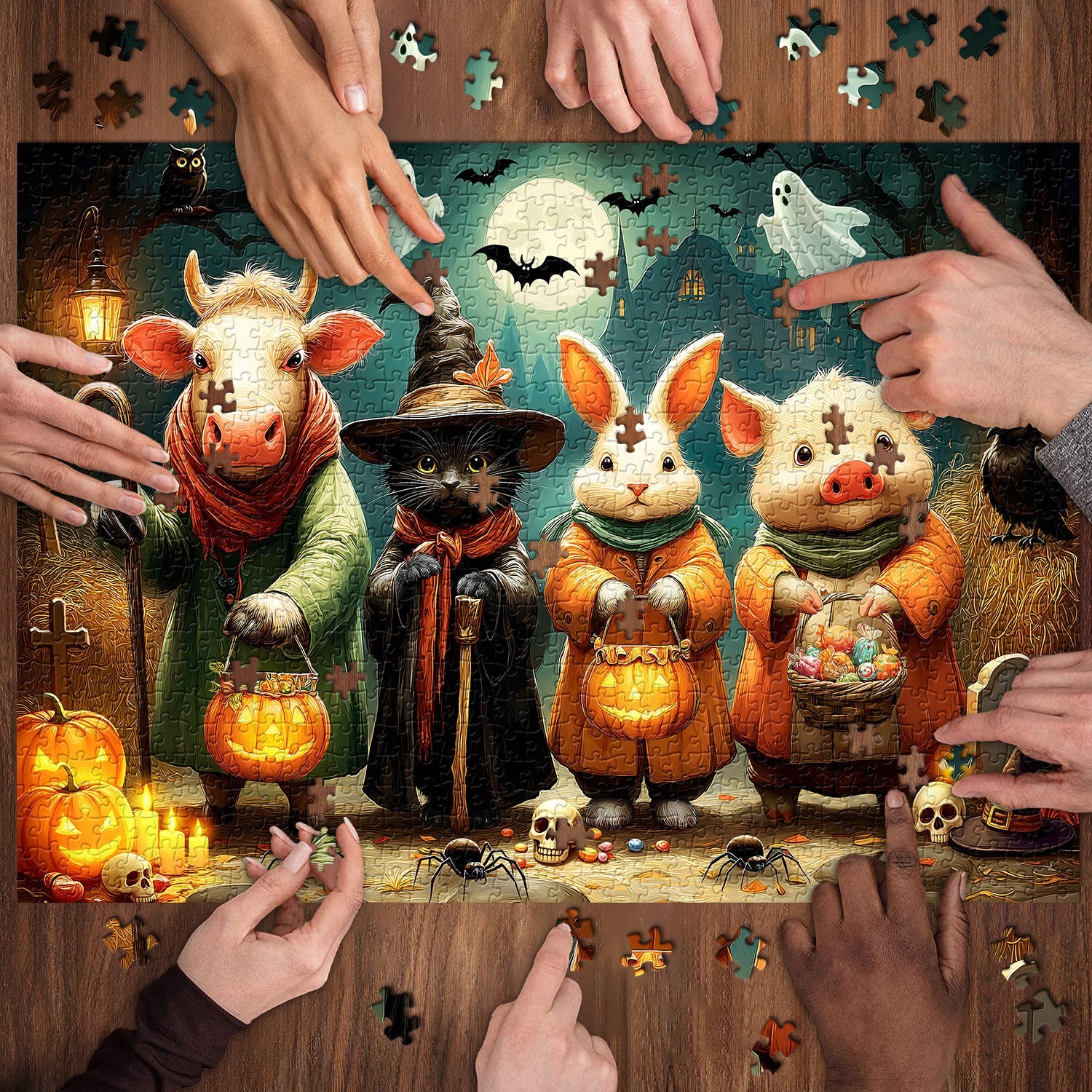 Halloween Friends Jigsaw Puzzle 1000 Pieces