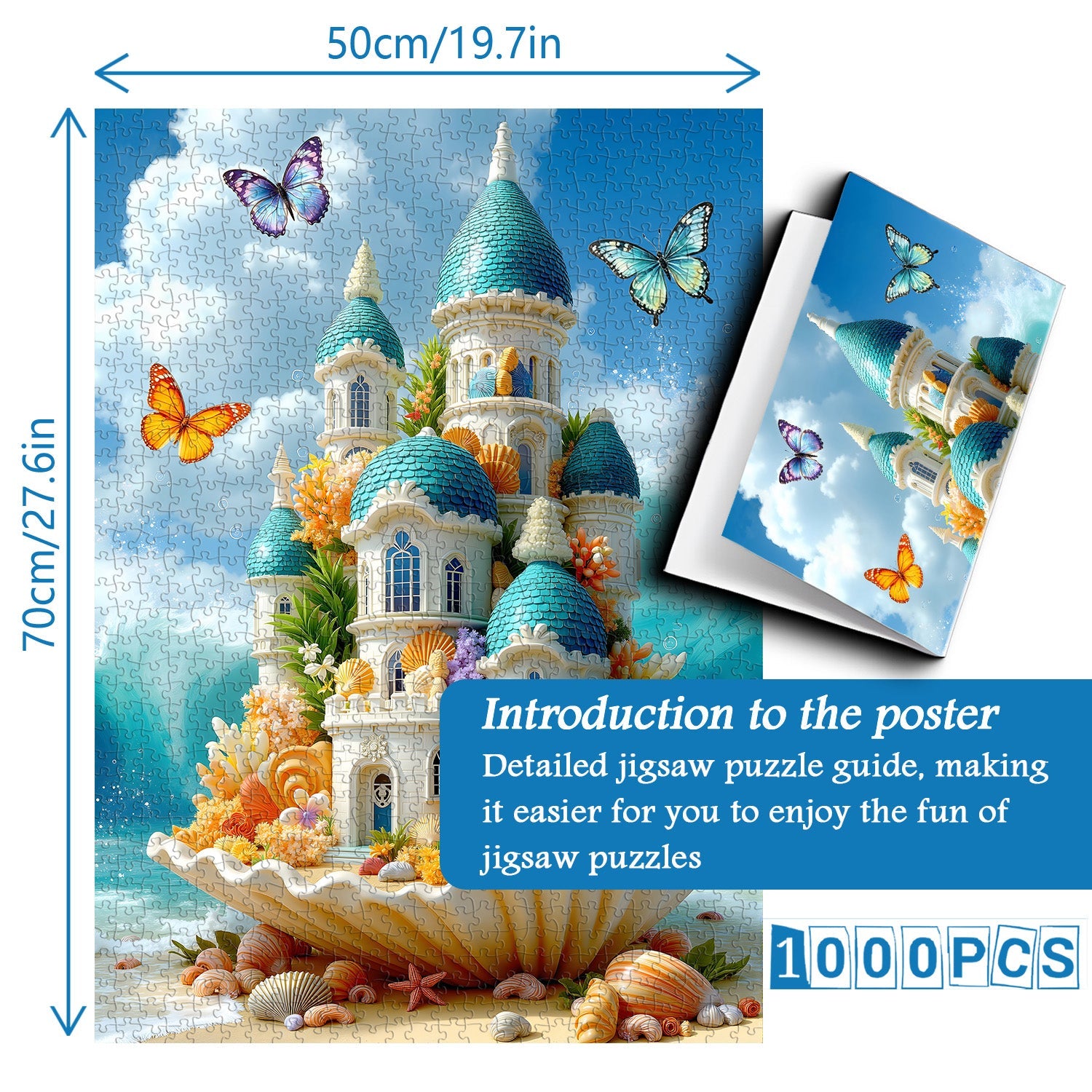 Seashell Castle Jigsaw Puzzle 1000 Pieces