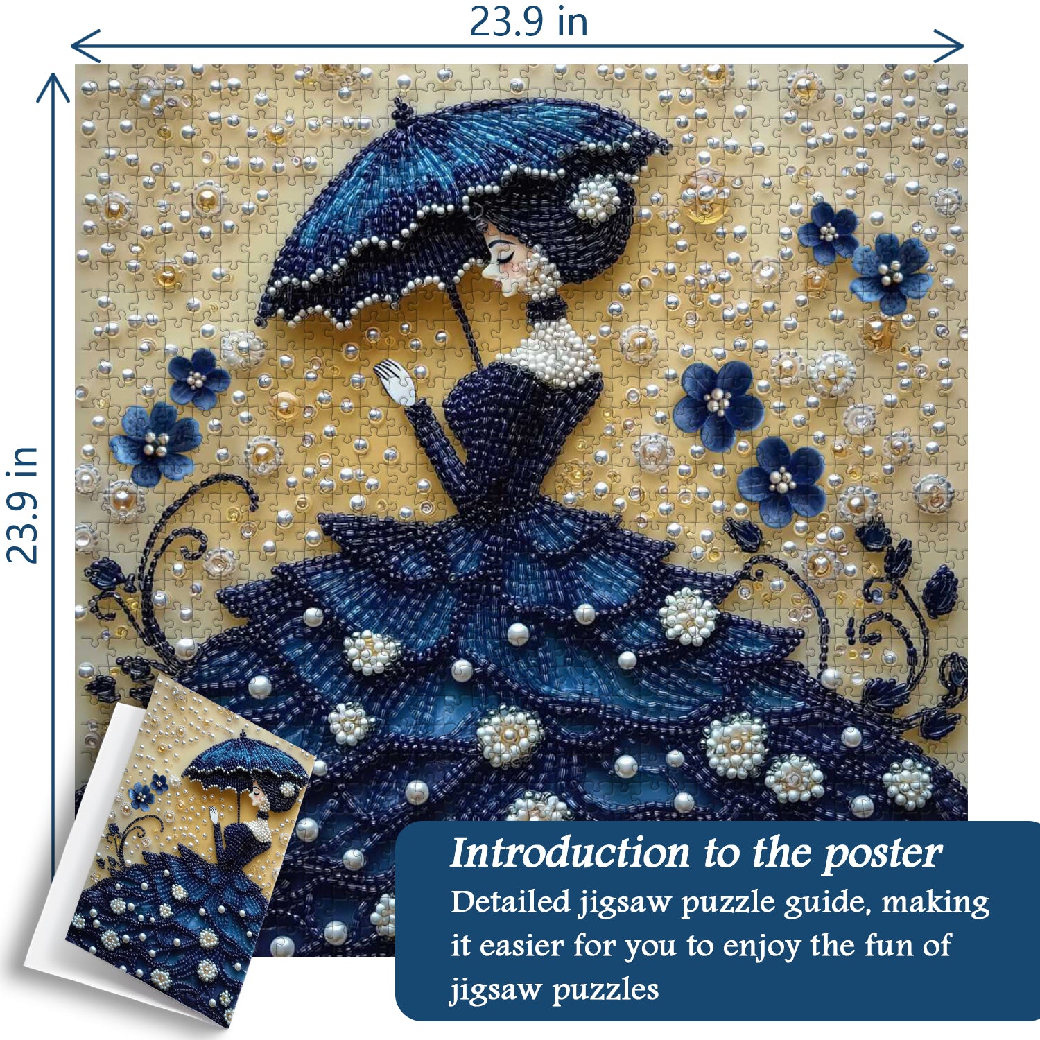Beaded Lady Jigsaw Puzzles 1000 Pieces