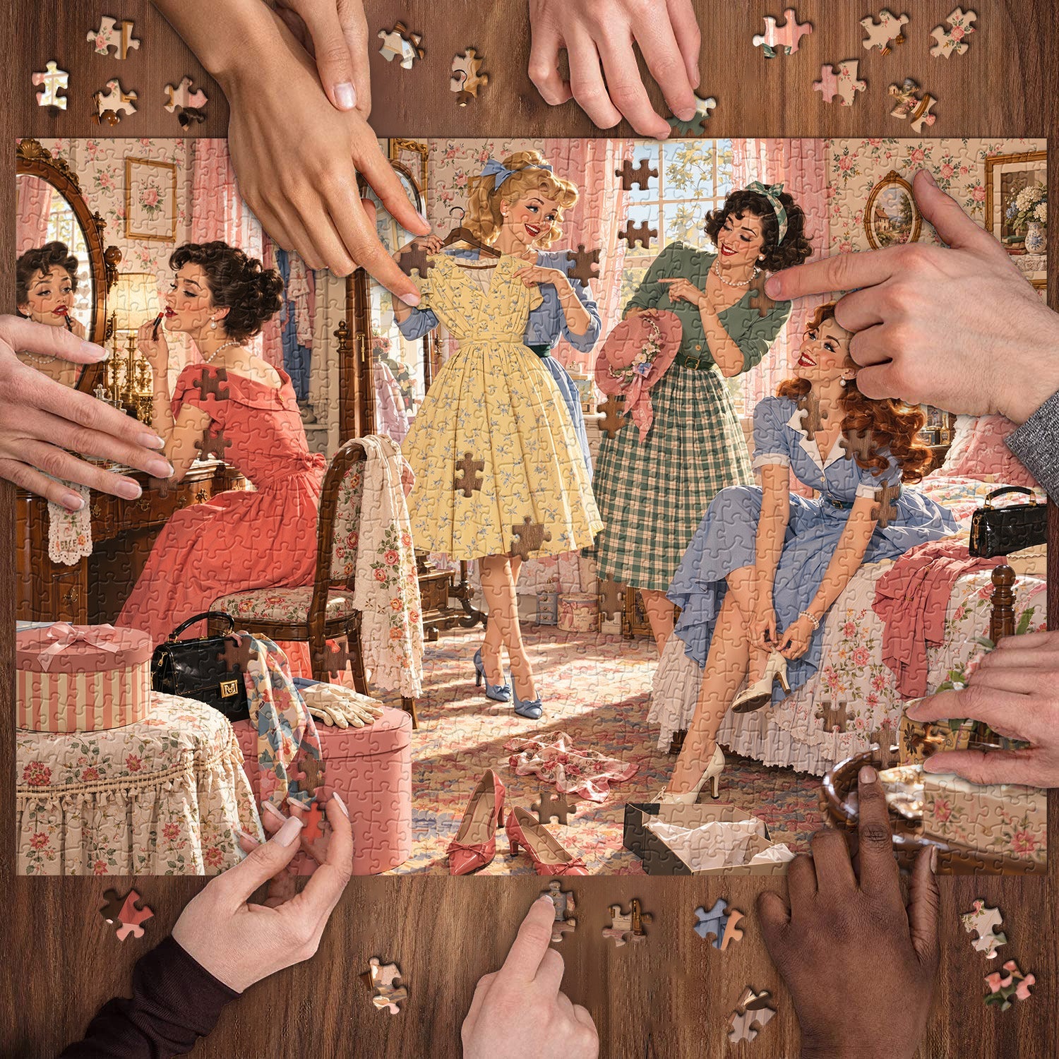 Dreams in the Boudoir Jigsaw Puzzle 1000 Pieces