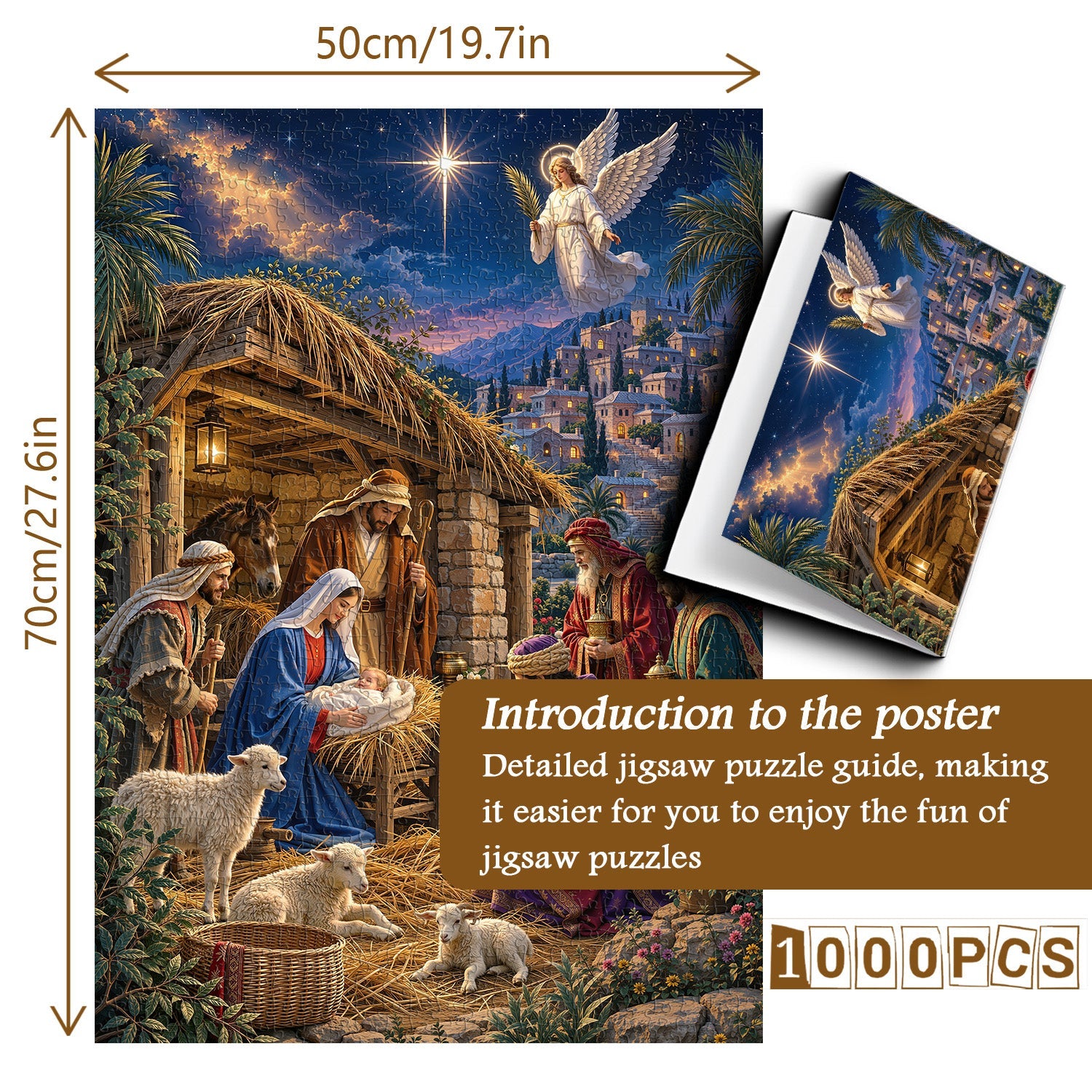 Bethlehem Night Jigsaw Puzzle 1000 Piece