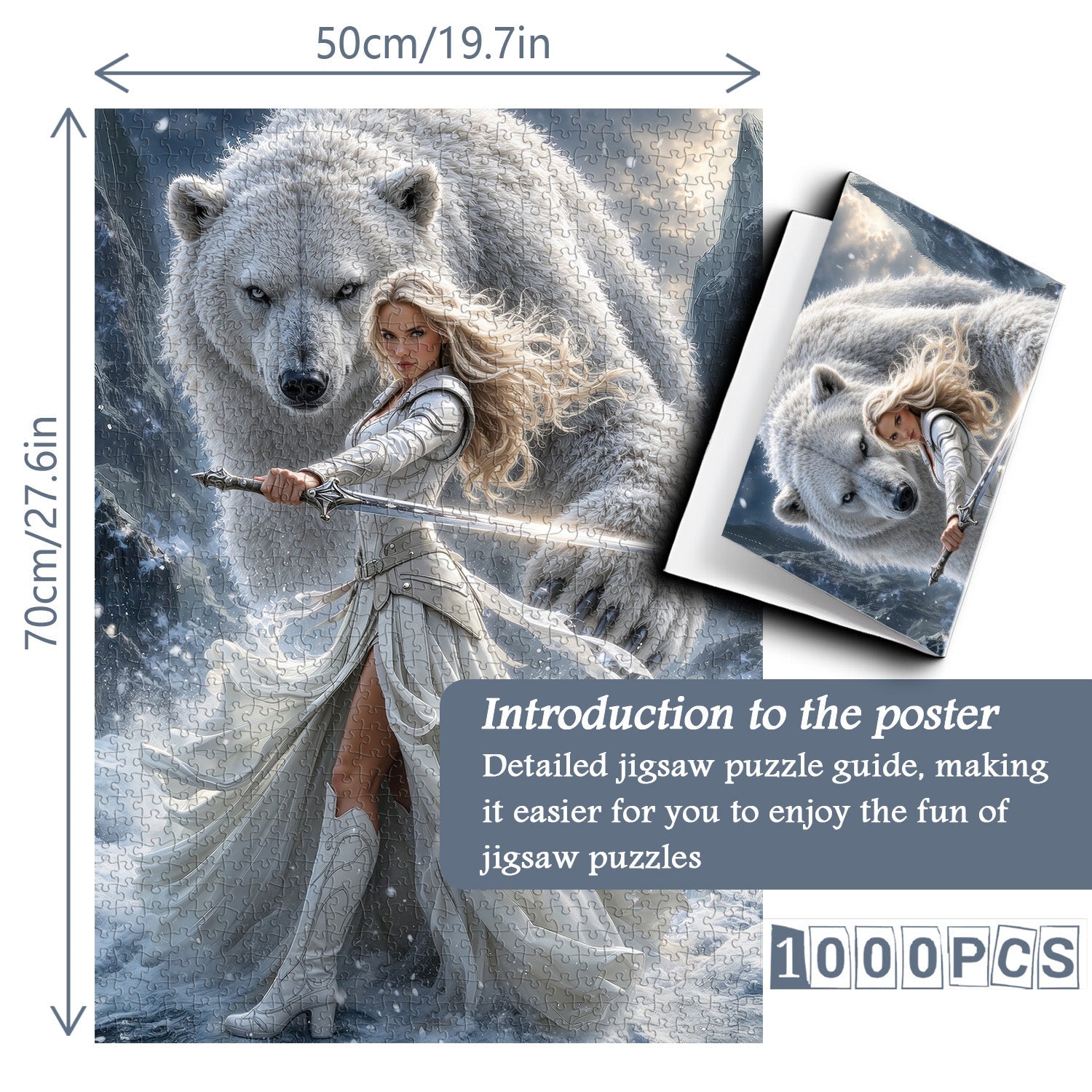 Ice Valkyrie Jigsaw Puzzle 1000 Pieces