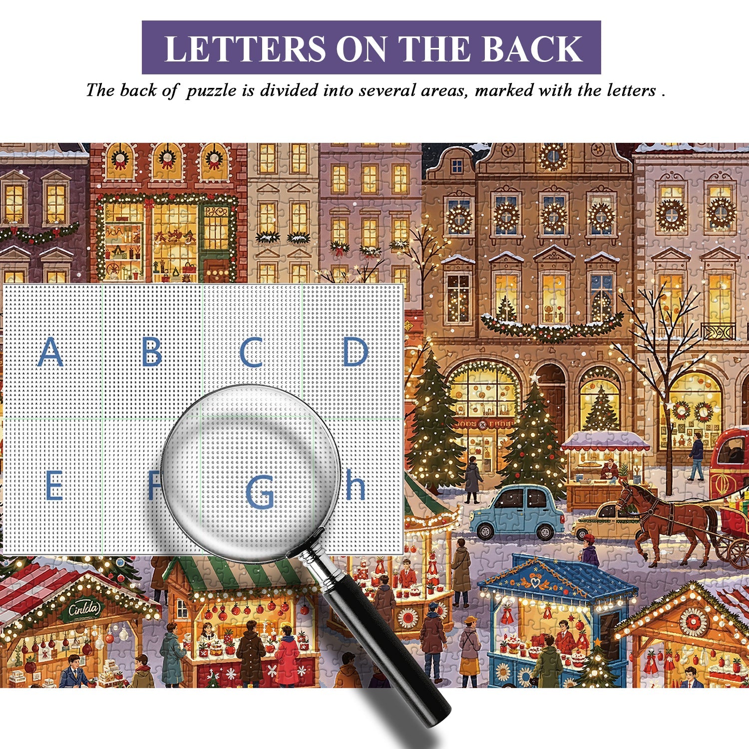 Xmas Market Jigsaw Puzzle 1000 Pieces