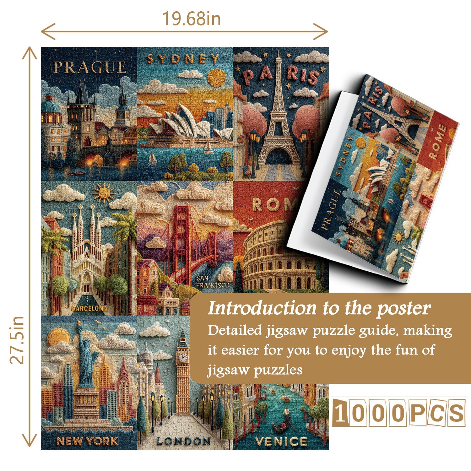 Art Travel Jigsaw Puzzle 1000 Piece