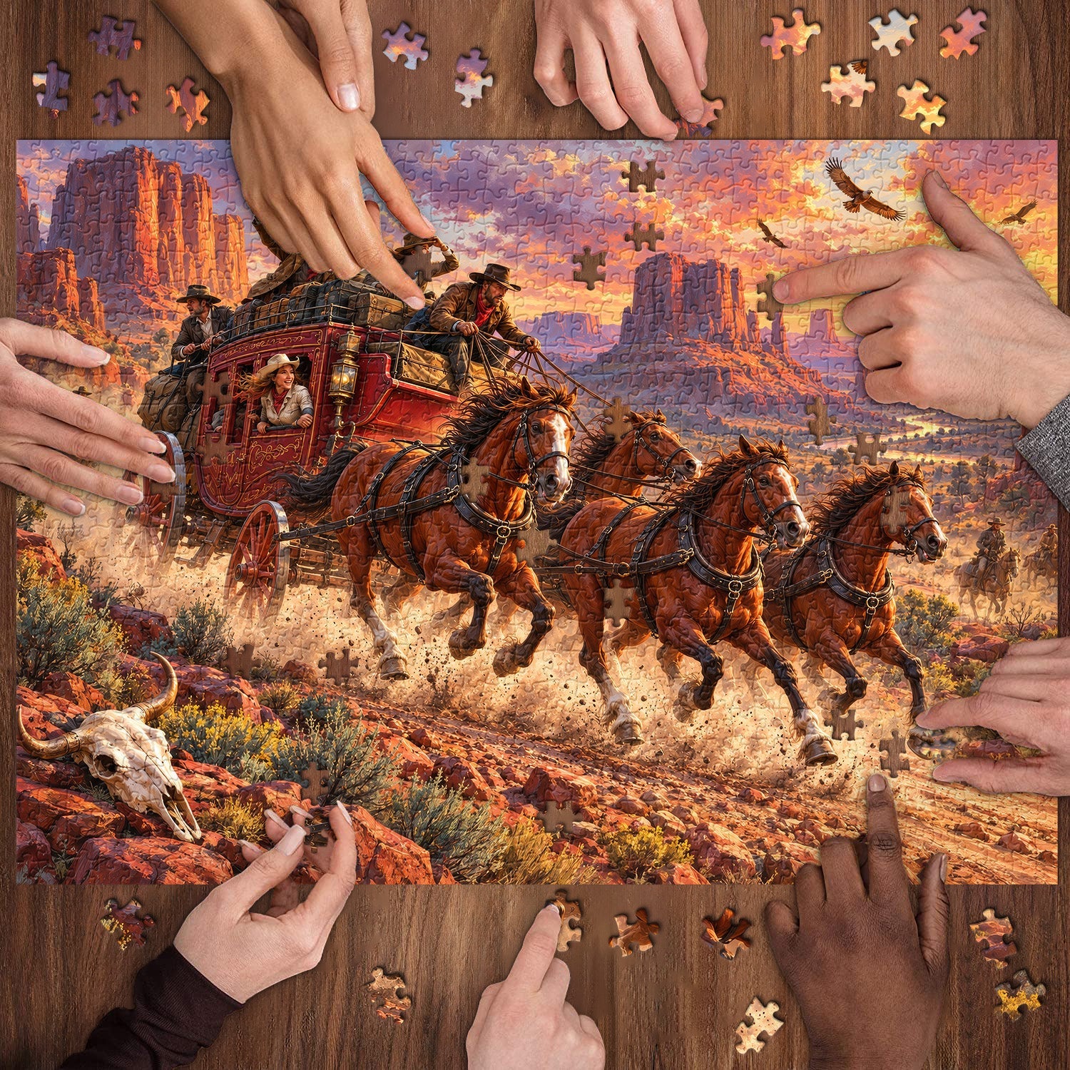 Wild West Journey Jigsaw Puzzle 1000 Piece
