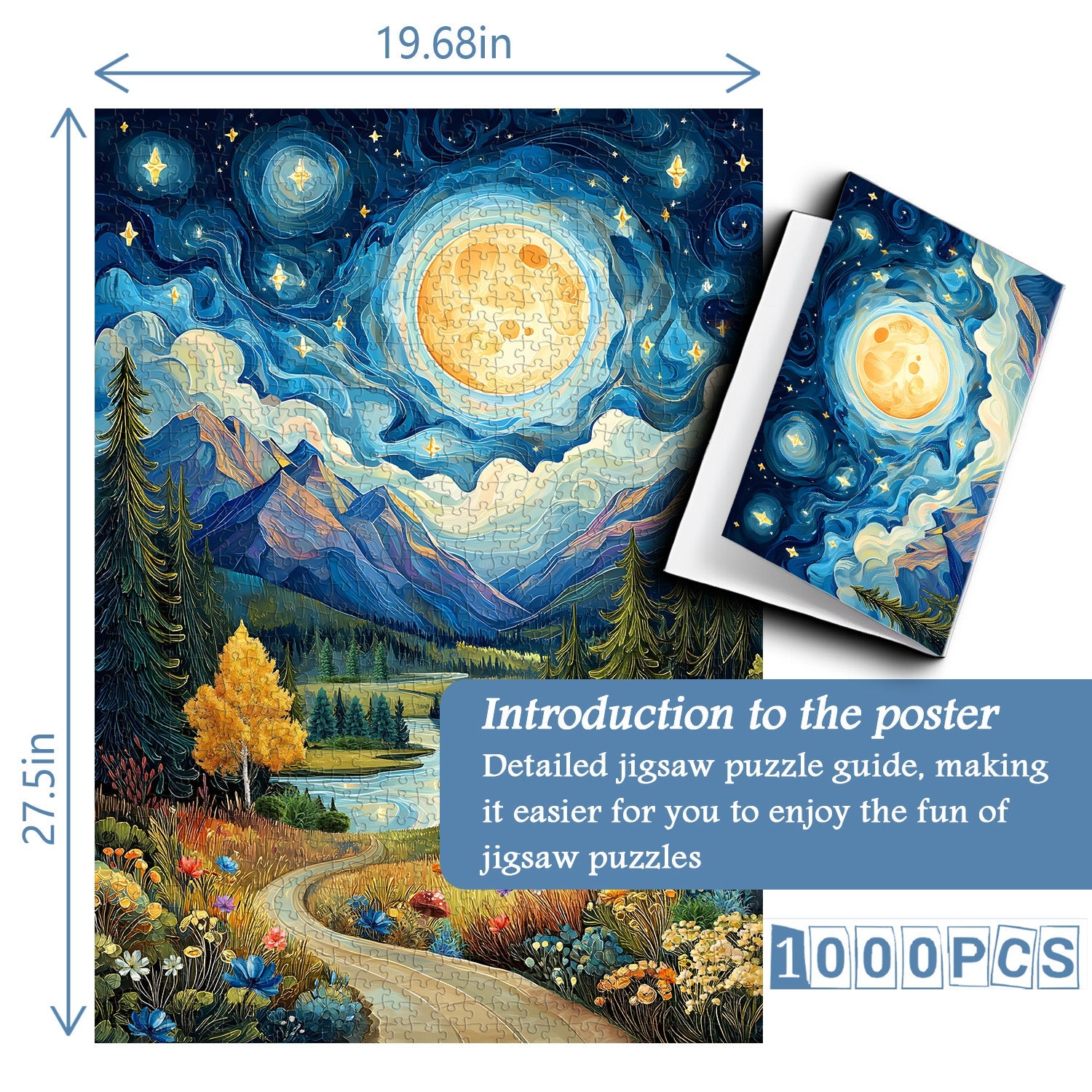 Starlit Valley Jigsaw Puzzle 1000 Pieces