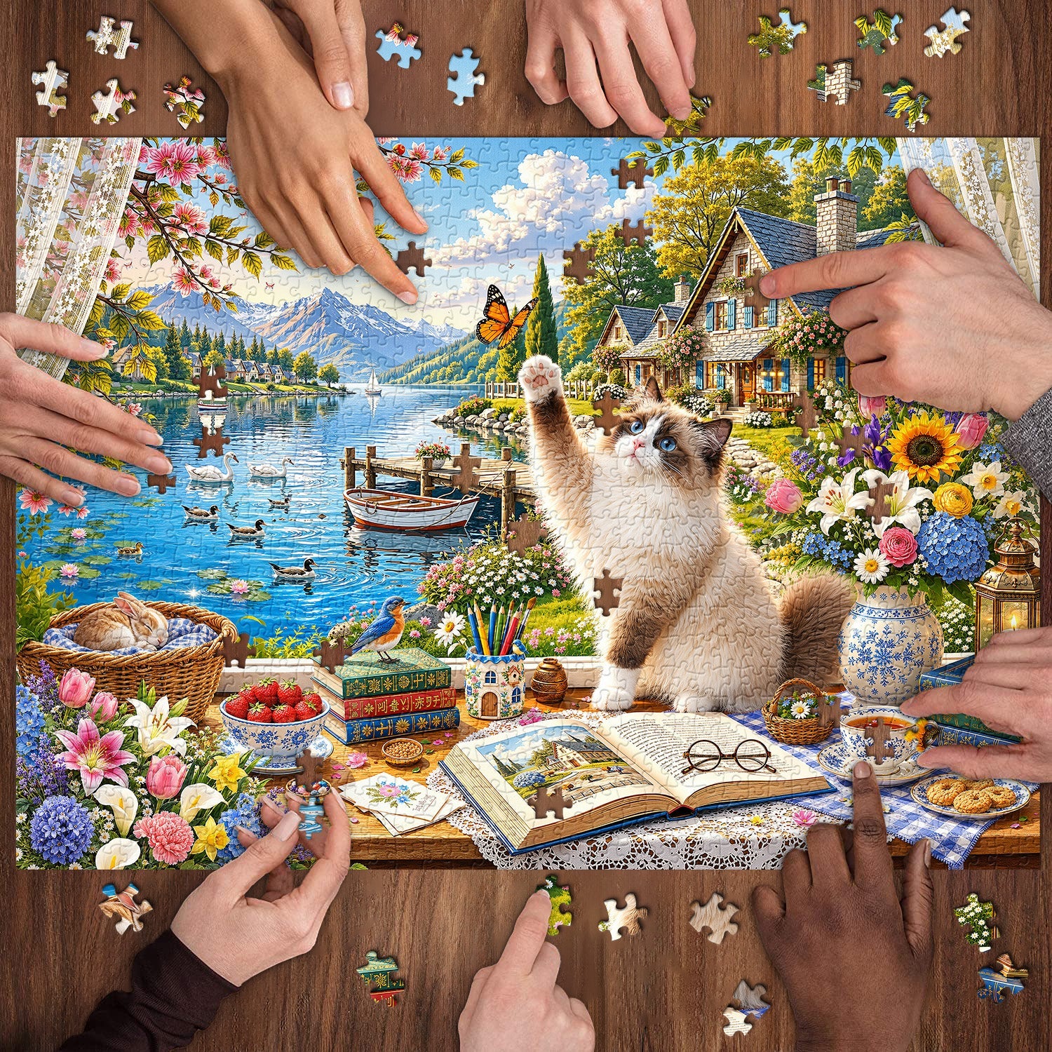 Window Wonderland Jigsaw Puzzle 1000 Piece