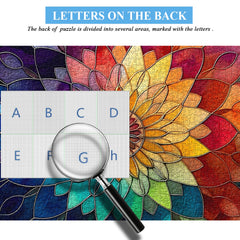 Mosaic Petals Jigsaw Puzzle 1000 Pieces