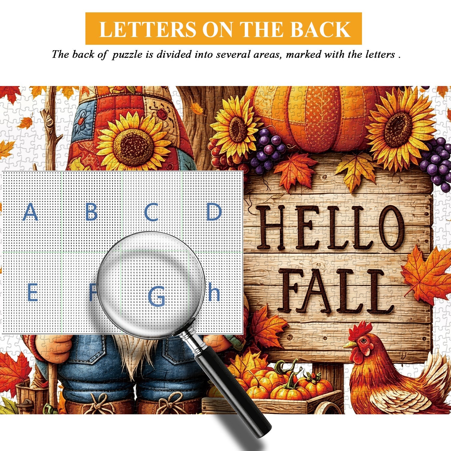 Quilted Fall Jigsaw Puzzle 1000 Pieces