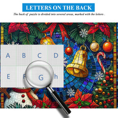 Mosaic Christmas Bells Jigsaw Puzzles 1000 Pieces