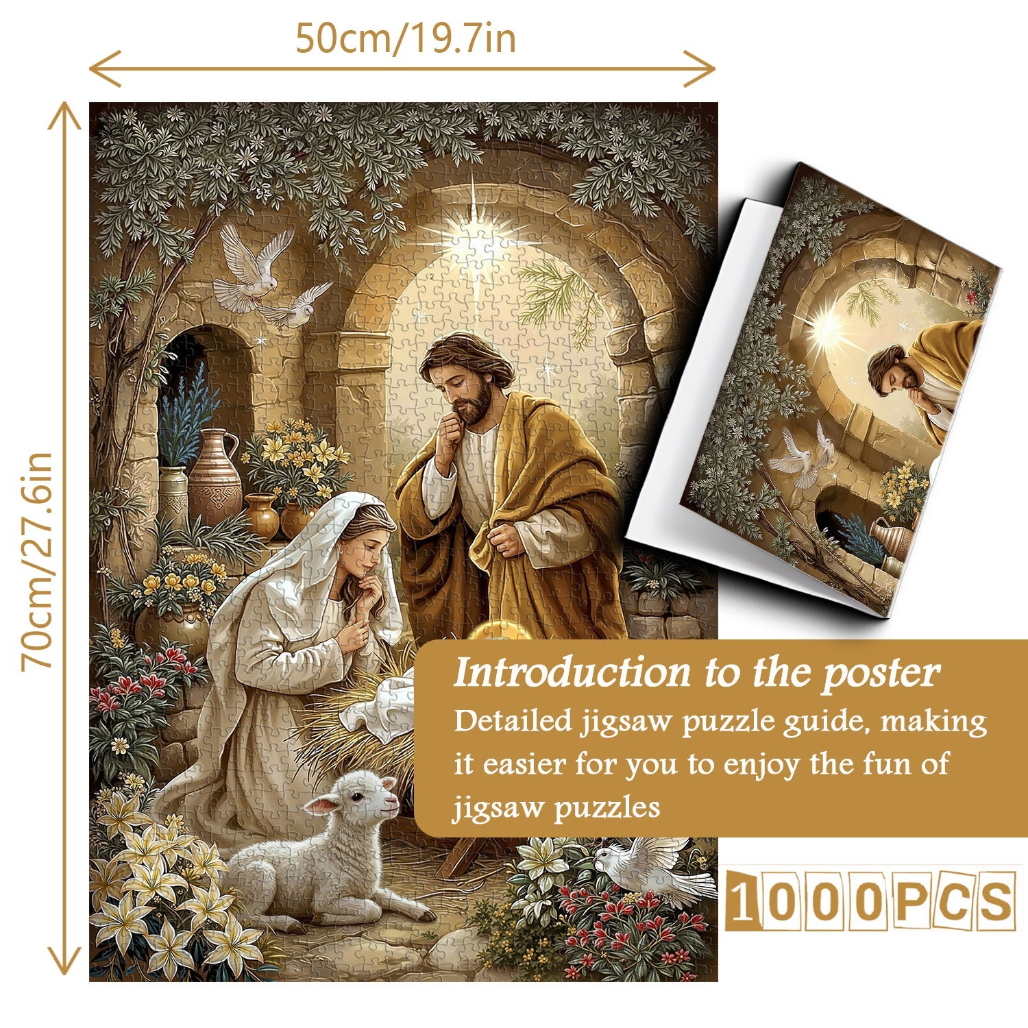 Holy Nativity Jigsaw Puzzle 1000 Pieces