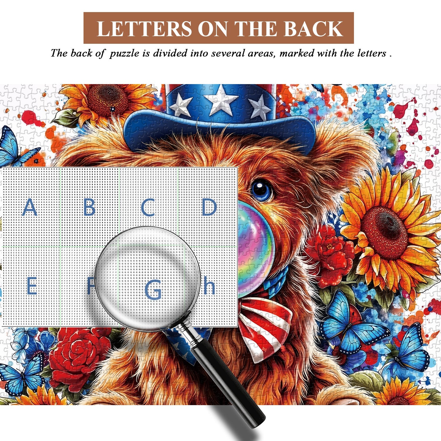 Patriotic Bubbles Jigsaw Puzzle 1000 Pieces