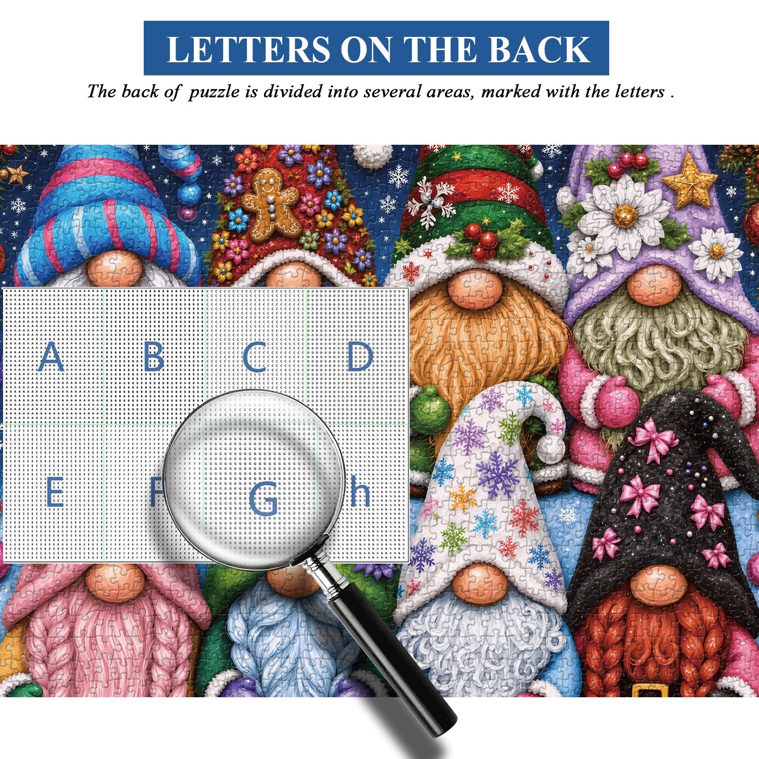 Christmas Gnomes Jigsaw Puzzle 1000 Pieces