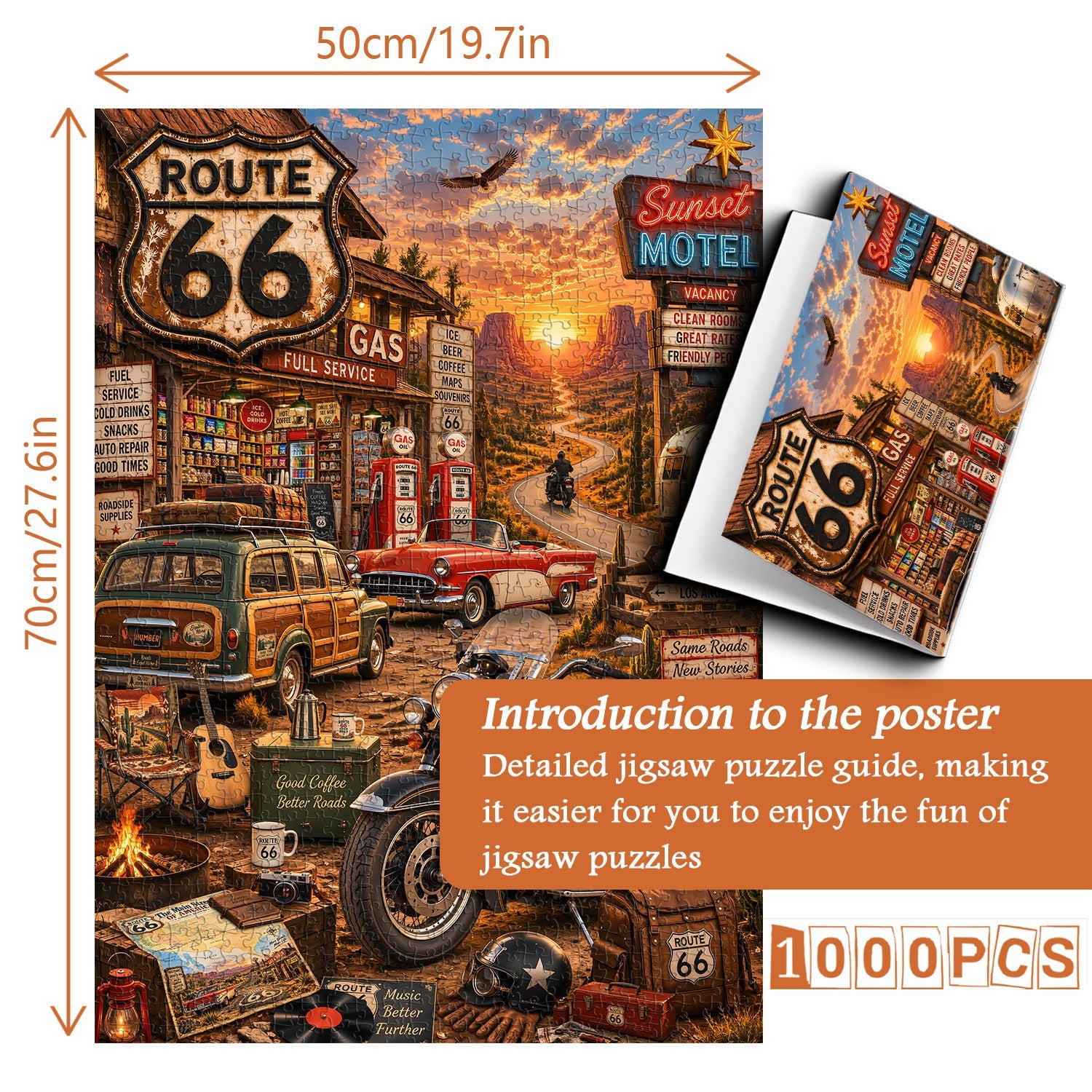 Sunset Highway Jigsaw Puzzle 1000 Piece