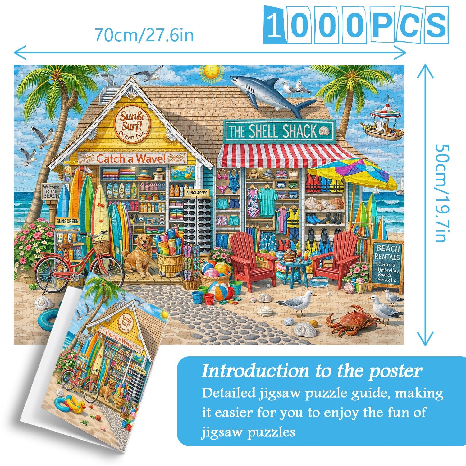 Shoreline Shop Puzzle de 1000 pièces