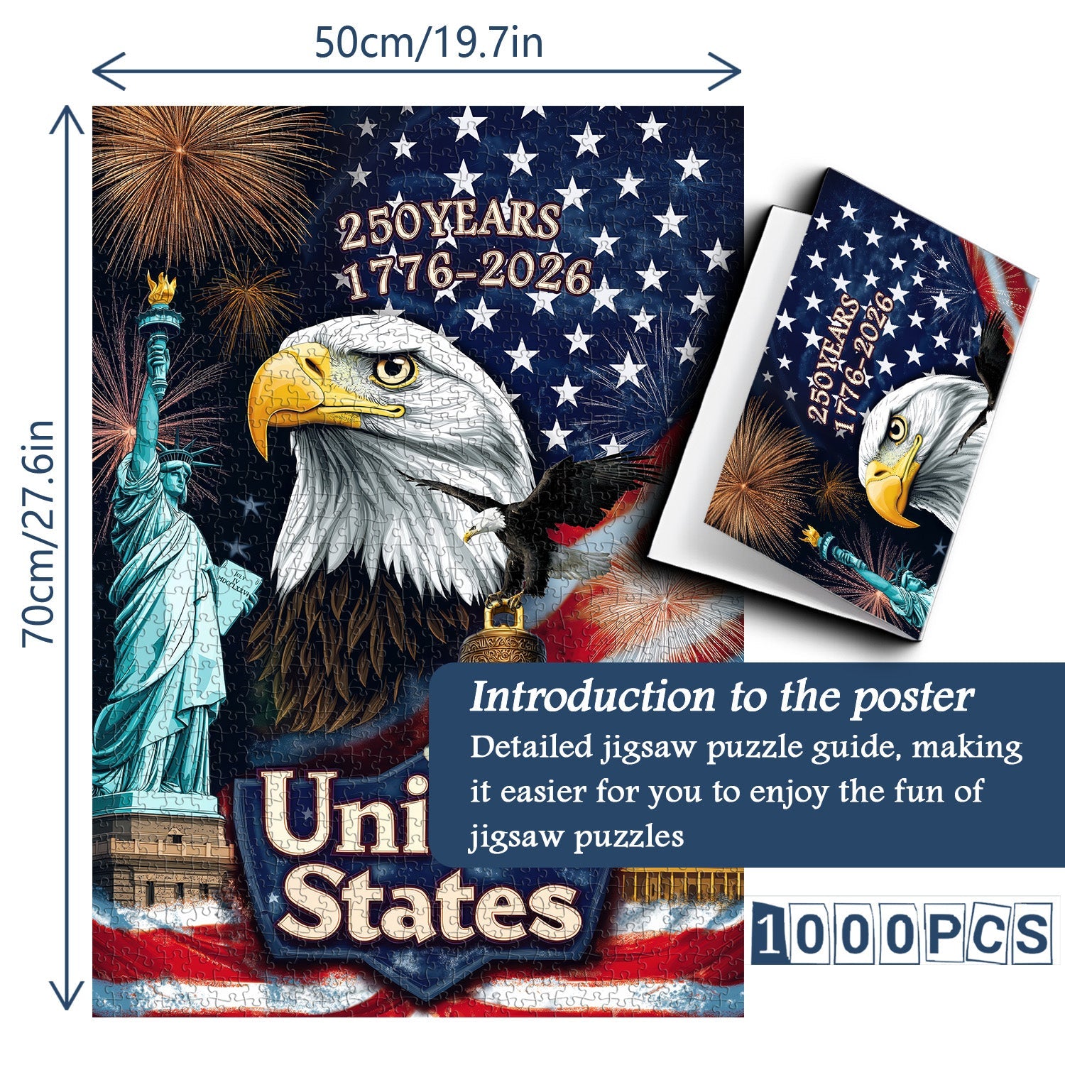 Stars and Stripes Forever Jigsaw Puzzle 1000 Pieces