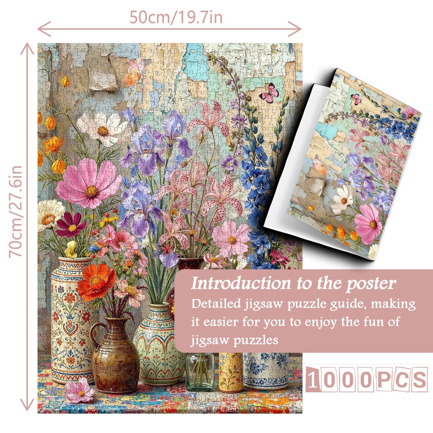 Wall’s Potted Blooms Jigsaw Puzzle 1000 Piece