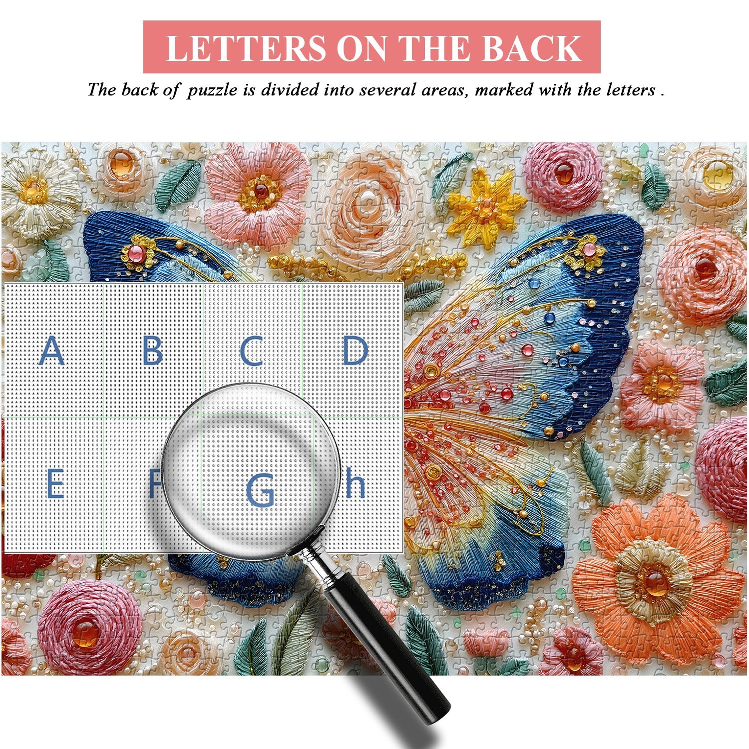 Butterfly Gem Jigsaw Puzzle 1000 Piece